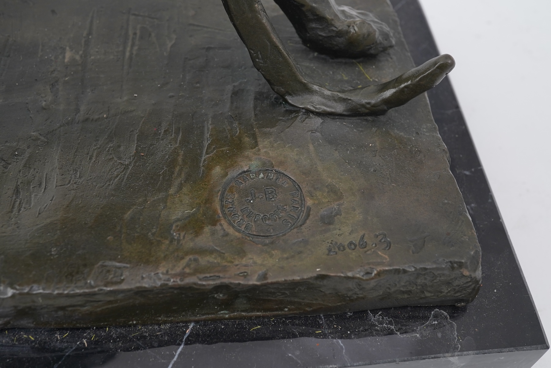 After Rembrandt Bugatti (Italian, 1884-1916): A patinated bronze of a prowling panther